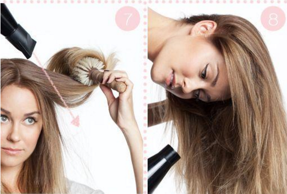 Tạo kiểu đơn giản cho tóc thêm dày bồng bềnh