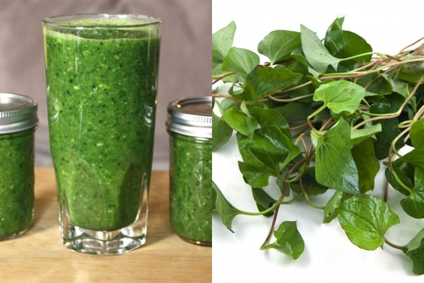 Vừa khỏe đẹp, vừa giảm mỡ bụng nhờ rau diếp cá và đậu xanh