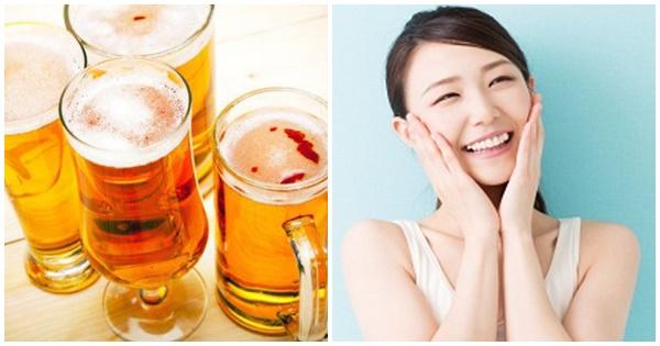 Da mặt căng bóng, sạch mụn, lỗ chân lông se khít chỉ với 2 cách chăm sóc da bằng bia cực kì dễ làm