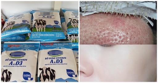 Chỉ nhờ gói sữa tươi 6k mà lỗ chân lông đen sì, sâu hoắm cũng se khít ngay, làn da mịn màng
