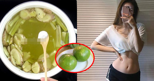 Đun chanh sả gừng lên uống, mỡ bụng từng tảng cũng trôi tuột, da sáng láng mịn chỉ trong 1 tuần