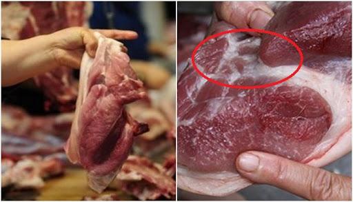 Cách phân biệt thịt lợn tươi - thịt lợn ươn đơn giản, chính xác 100&permil;