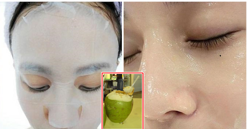 Bỏ 10k mua 1 quả dừa, cô gái đem hòa thêm vài giọt này vào rồi đắp mặt nạ, sau 20 phút nhận được cái kết cực sốc