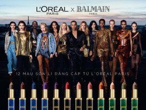 Bộ sưu tập son đình đám Balmain Paris của L’Oreal Paris dành cho các tín đồ làm đẹp đã về Việt Nam