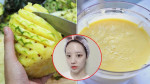 Cách làm  sữa dưỡng thể từ quả dứa giúp nàng nhanh chóng có một làn da trắng hồng, mềm mại