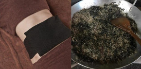 Rang muối + gừng + rau ngải cứu để chườm bụng, giảm ngay 5cm vòng eo, săn chắc mà không cần uống thuốc giảm cân