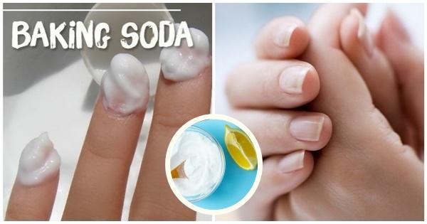 Làm đẹp với baking soda, tới móng tay cũng sạch bóng