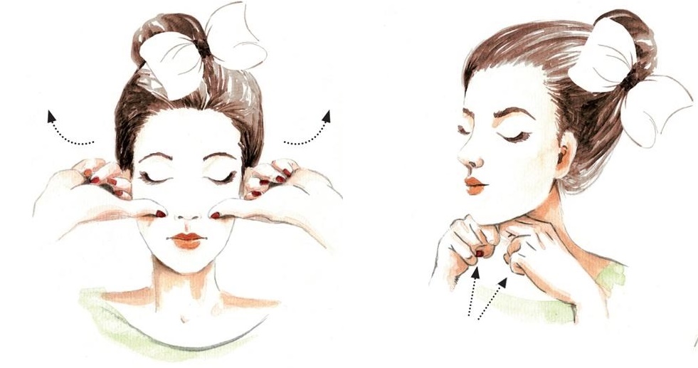 4 động tác massage vùng mặt giúp bạn mãi trẻ đẹp, không lo nếp nhăn