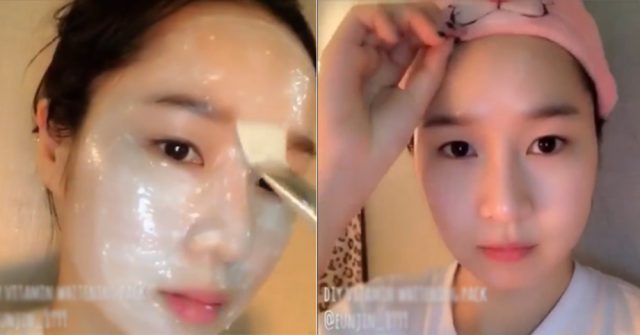 Gạn lấy nước vo gạo rồi thêm chút bột mỳ đắp mặt, da CĂNG BÓNG, MỊN MÀNG trông thấy