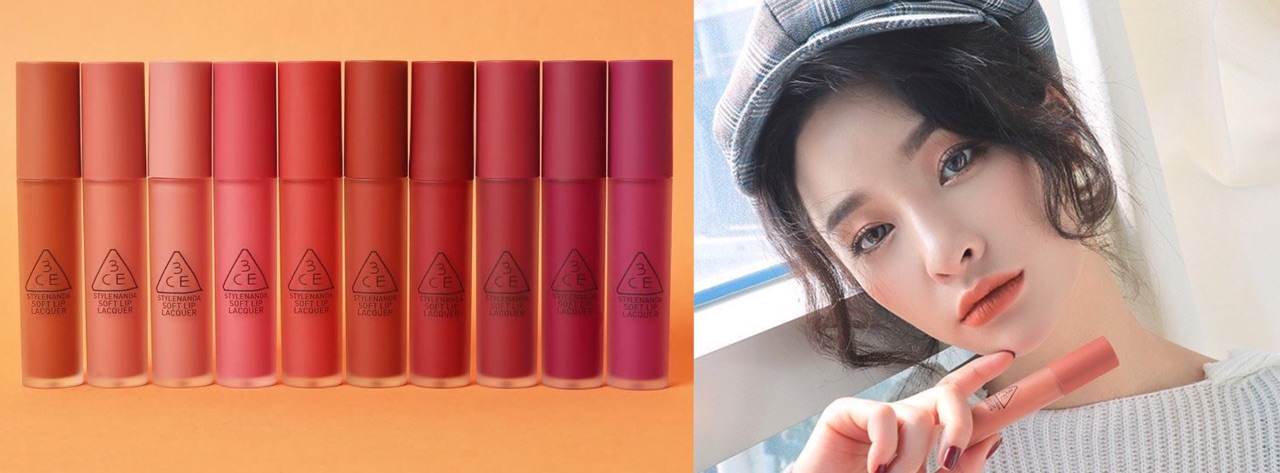 3CE lại tiếp tục ra mắt dòng son mới mang tên Soft Lip Lacquer khiến chị em cứ mãi xuýt xoa không ngớt.