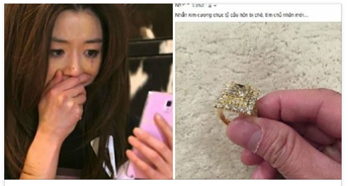 Đá bạn trai nghèo để yêu sếp thì liền thấy status: Nhẫn chục tỷ cầu hôn bị chê, tìm chủ mới…