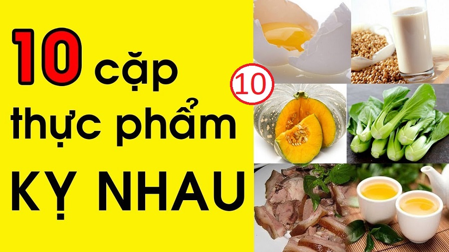 8 cặp thực phẩm kỵ nhau, tuyệt đối không nên ăn cùng nhau