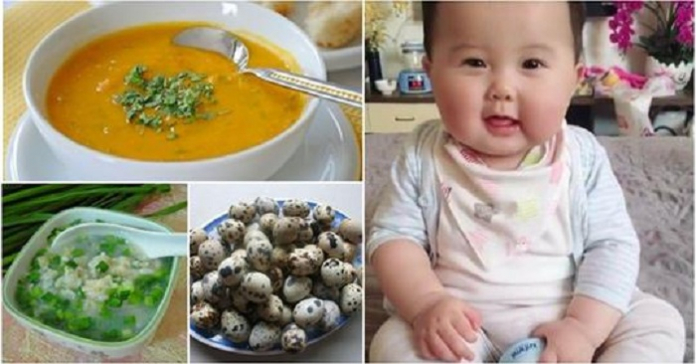 Thực đơn các món ăn dặm dành riêng cho bé trai, con mau lớn, thông minh, nam tính