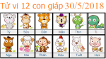 Tử vi 12 con giáp trong ngày 30/5/2018