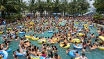 Hiểm họa từ bể bơi đông đúc ngày nắng nóng đến sức khỏe con người