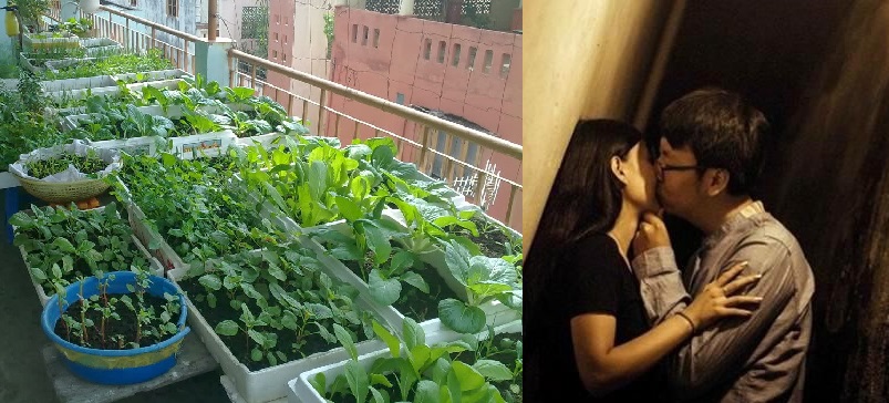 Chồng vờ xin rau thơm &rsquo;à ơi&rsquo; ả hàng xóm, vợ mua nguyên tải hành: Đấy, ăn hết cho thơm mồm