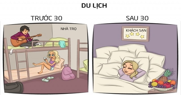 Người ta nói phụ nữ qua 30 tuổi thay đổi nhiều lắm, quả không sai!