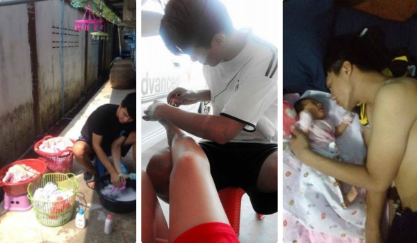 “Vợ ơi, em cứ việc bầu, nằm thẳng cẳng, đẻ khỏe re và sống thật vui vào… mọi việc trong ngoài cứ để anh lo”