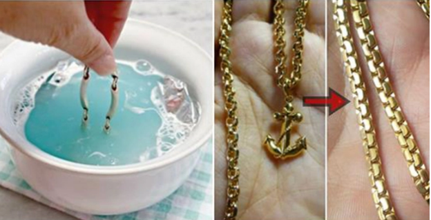 Sau 5 phút ngâm THỨ NƯỚC này, vàng bạc xỉn màu, đen sì bỗng sáng bóng như mới mua