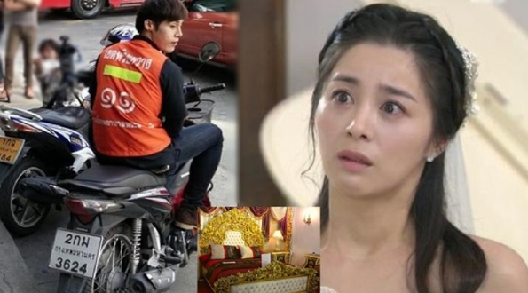 Lấy xe ôm, đêm tân hôn cô dâu hỏi giường bằng gì mà cứng thế. Chồng đáp: ’Vàng em à!’