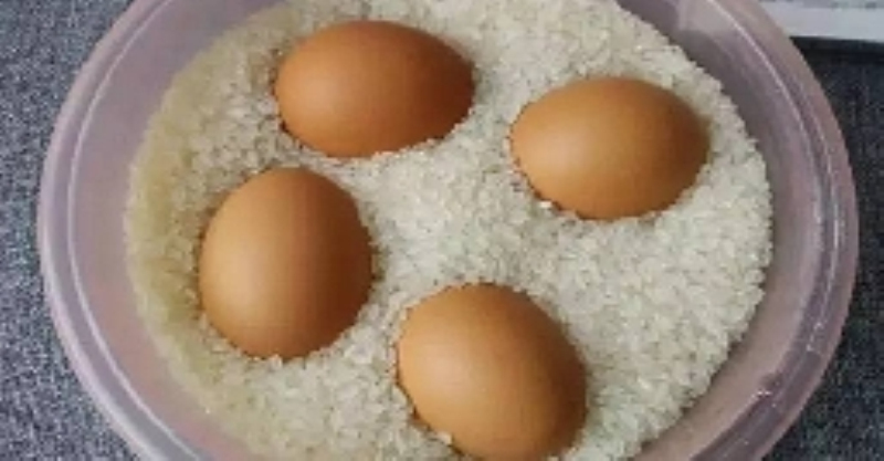 Đặt những quả trứng vào trong gạo, kết quả sẽ khiến bạn bất ngờ đấy! Thật không ngờ lại tốt đến như vậy!