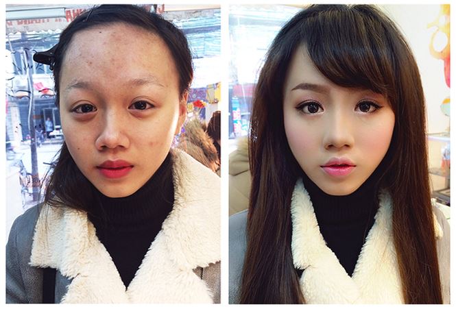 Sự Biến Hóa Vi Diệu Trước Và Sau Khi Trang Điểm Của Phái Đẹp