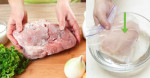 Thịt mới lấy ra từ tủ lạnh đừng vội ngâm nước, mách bạn tuyệt chiêu rã đông cực nhanh và an toàn