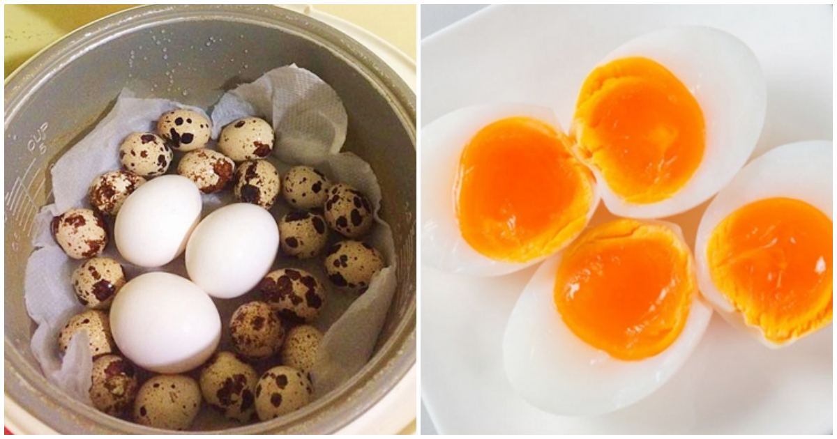 Luộc trứng bằng nồi cơm điện không cần nước ngon gấp nghìn lần, hơn cả đặc sản