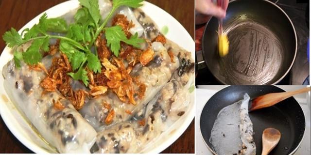 Làm bánh cuốn bằng chảo chống dính quá đơn giản, chồng con ăn là “nghiền”, các mẹ học ngay kẻo phí!