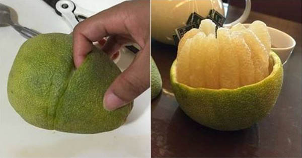 3 mẹo gọt bưởi siêu nhanh – siêu đẹp, giữ nguyên múi ai cũng phải tấm tắc khen