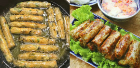 Bí kíp rán nem vàng óng, giòn rụm, không bị vỡ, không bắn dầu, cả nhà gắp không ngừng đũa