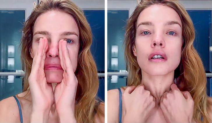 Phụ nữ U40 trẻ ra 10 tuổi, da mặt căng mịn, không nếp nhăn nhờ phương pháp massage Asahi từ Nhật