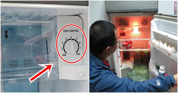 Mở tủ lạnh kiểm tra chỗ này, nếu bạn để sai chế độ thì chắc chắn tốn điện, hỏng hết đồ ăn