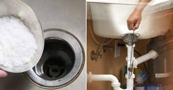 Bị tắc cống hãy đổ 1 bát muối xuống và đợi trong 10 phút, đừng gọi thợ mà tốn tiền