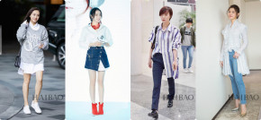 Học Mỹ Nhân Hoa - Hàn Phối Áo Sơ Mi Dáng Dài Cực Chất