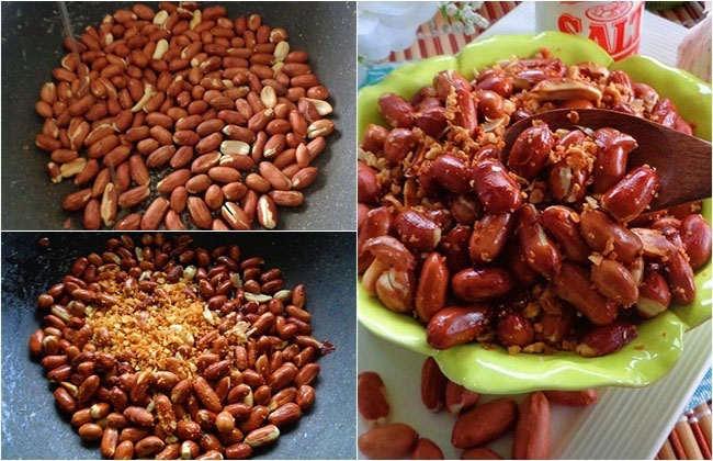Đậu phộng xóc tỏi ớt – món ăn đơn giản mà ngon dễ nghiện