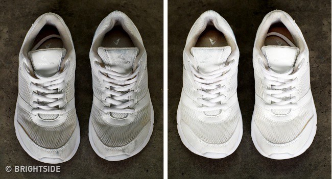 Cần ghi nhớ 13 mẹo làm sạch để giày lúc nào trông cũng như mới tinh như vừa mua
