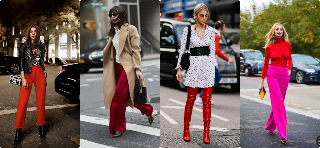 Sự Kết Hợp Giữa Các Items Trang Phục Với Sắc Đỏ Cho Mùa Lễ Hội