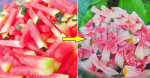 Hướng dẫn cách làm mứt dưa hấu lạ miệng, ngọt thanh: Cho các chị em tha hồ trổ tài Tết này!
