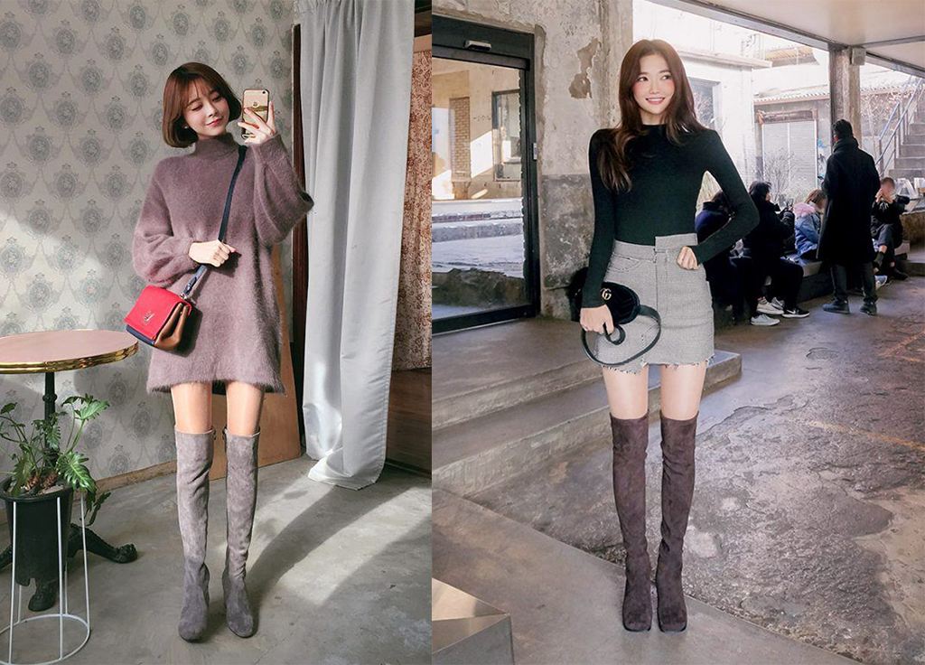 Xu hướng diện giày boot cao cổ thật phong cách cho các nàng tự tin đi chơi, đi làm