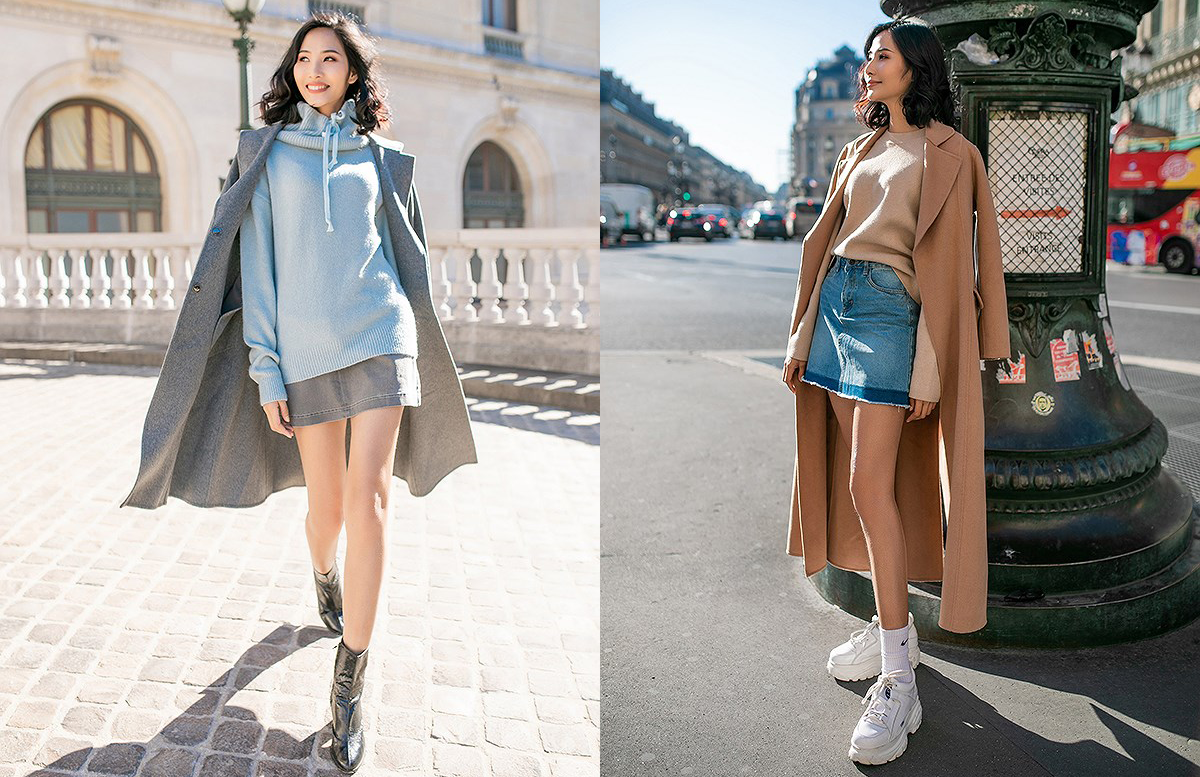 Gợi ý mix đồ mùa đông cực “thời thượng” cùng Á hậu Hoàng Thùy