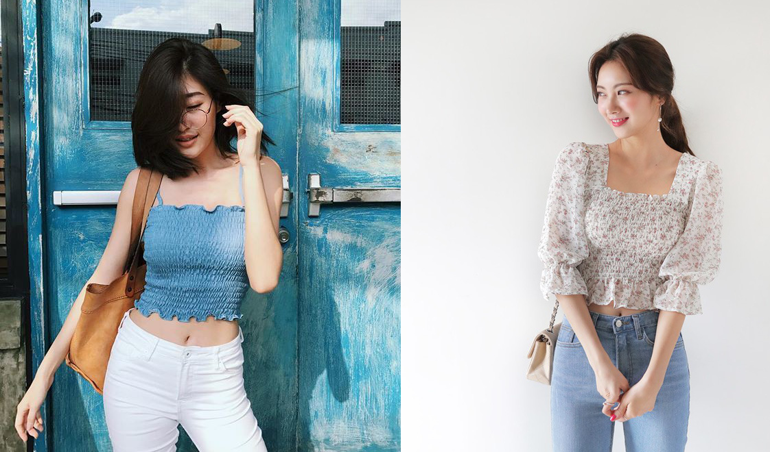 Váy áo xếp chun kiểu đồ “hack” dáng khiến nàng nào mặc lên cũng đẹp hơn