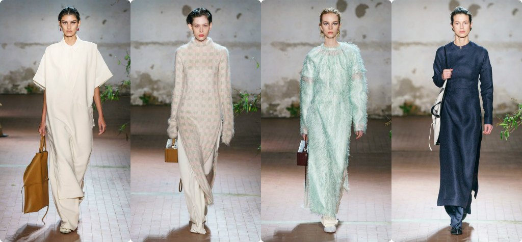 Sàn Diễn Của Jil Sander tại Milan Fashion Week Xuất Hiện Nhiều Mẫu Thiết Kế Giống Áo Dài Việt Nam
