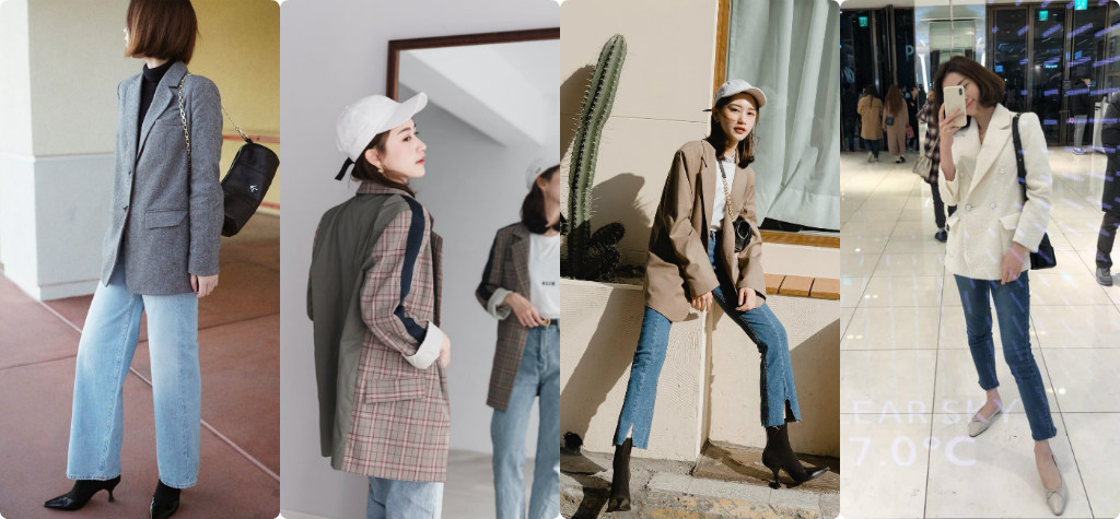 Quần jeans + blazer và 4 Style cho chị em công sở ra sức thay đổi