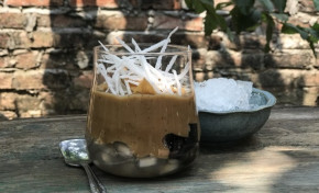 Công thức pha ly cafe cốt dừa mix với trân châu thơm ngon