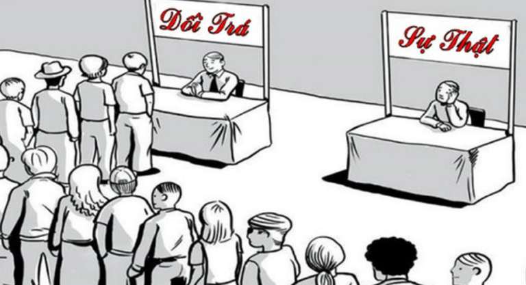 Sự thật luôn trần trụi, còn dối trá bao giờ cũng kiều diễm