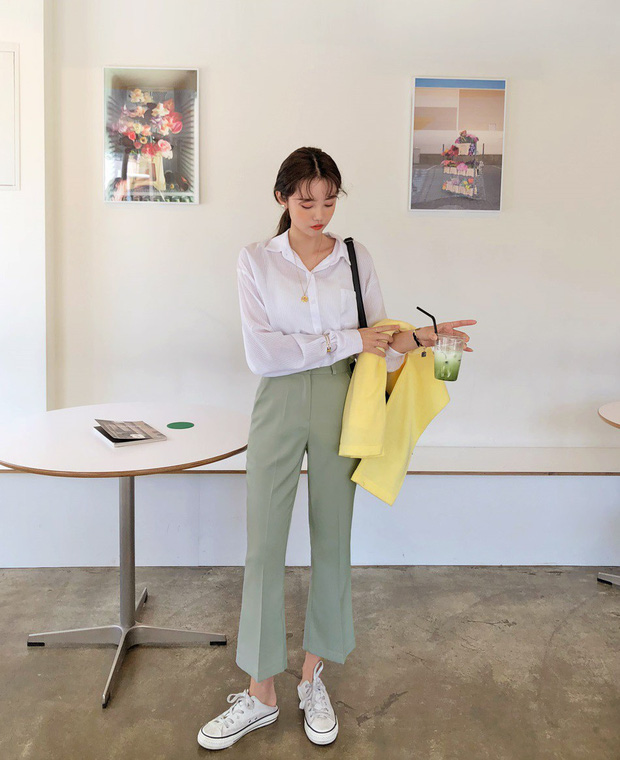 4 tips kết hợp giày bệt và quần dài ăn gian chiều cao