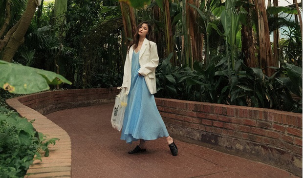 Váy dài chính là item siêu sang chảnh, yêu kiều và hợp rơ với tiết trời se lạnh