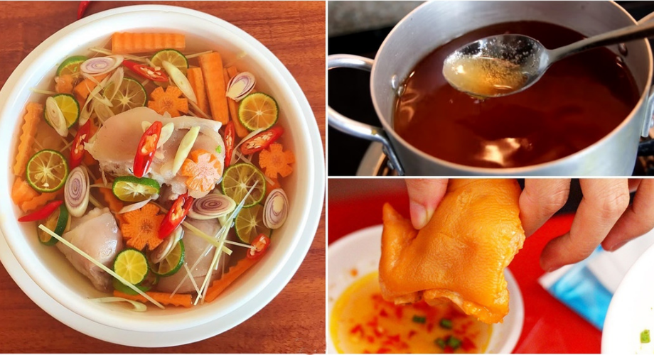 Hướng Dẫn Làm Móng Giò Ngâm Chua Ngọt Giòn Sần Sật, Để Được Lâu