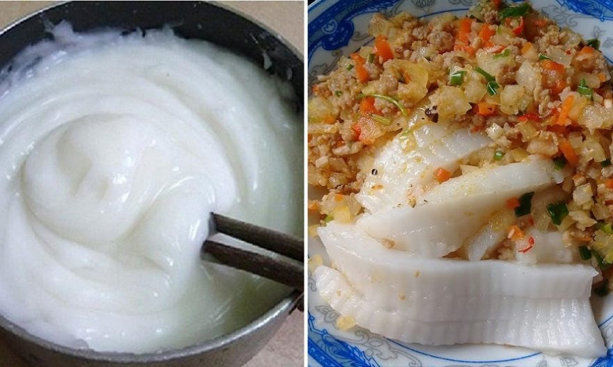 Cách làm bánh đúc mặn tại nhà nhanh gọn đơn giản